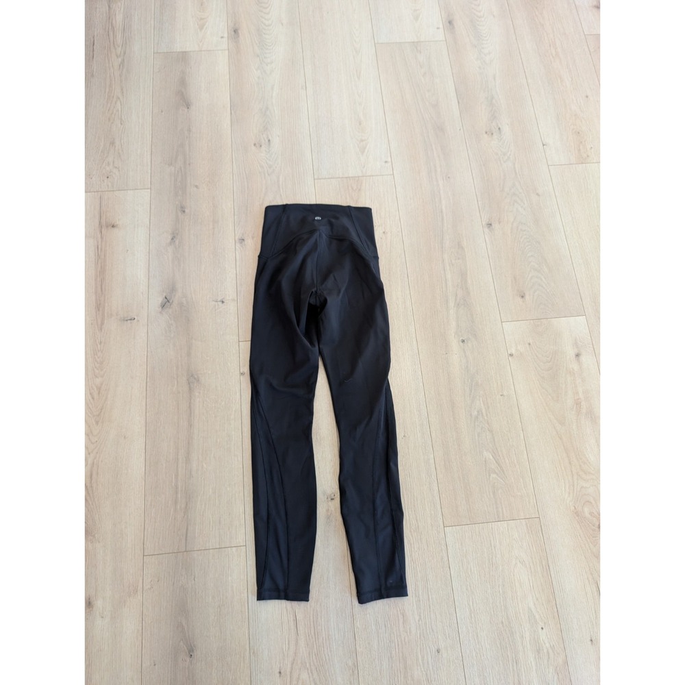 Lululemon Train Times 7/8 Pant 25" Black Size 2 Leggings Yoga W5AMOS